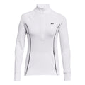 CW Half-Zip Haut manches longues Femmes - blanc,