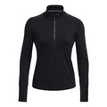 Qualifier Run Half-Zip Haut Manches Longues Femmes-Noir