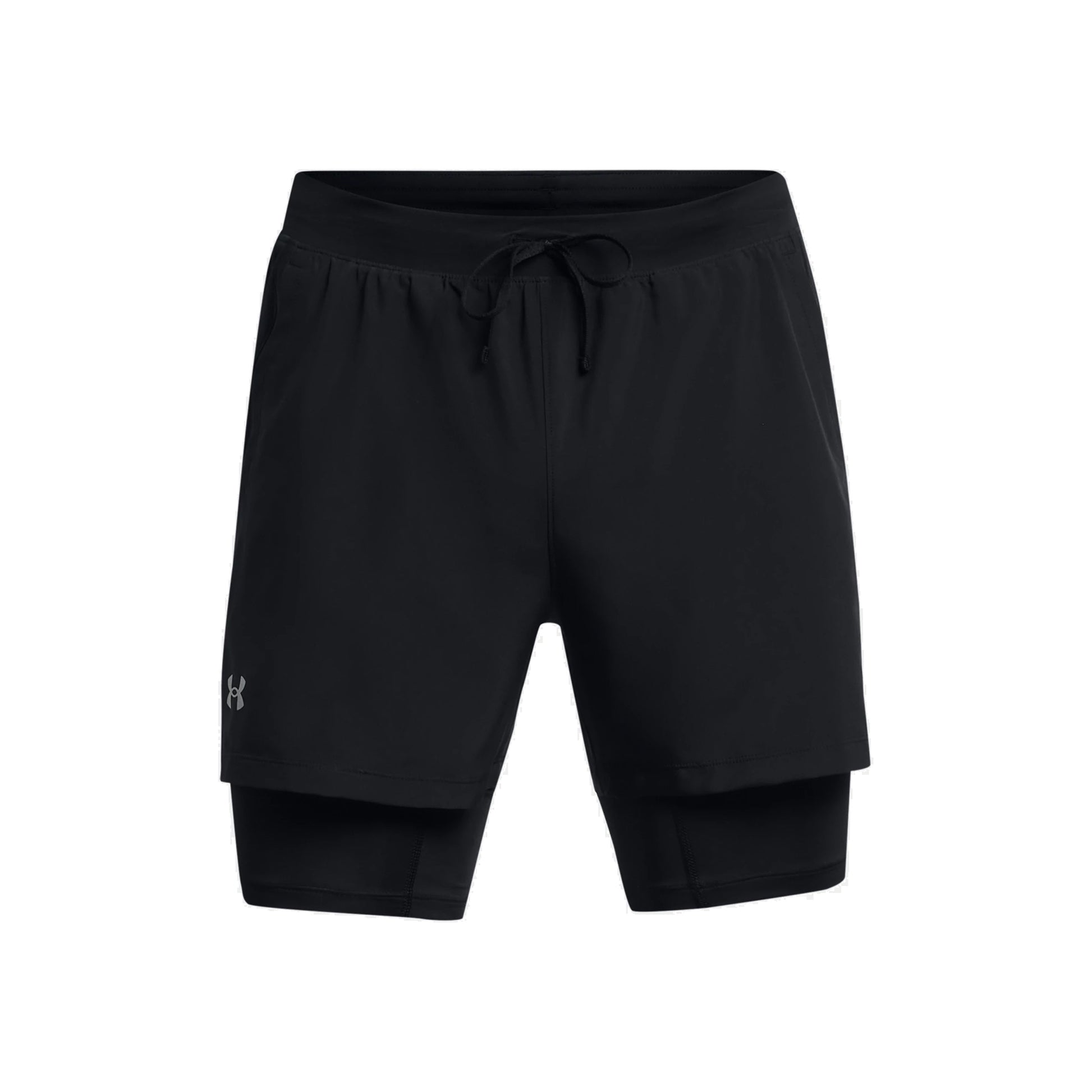 Under Armour Launch 5 Inch 2-in-1 Short De Running Hommes-Noir