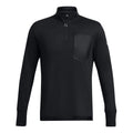 Run Trail Quarter Zip Top de course Hommes - noir,