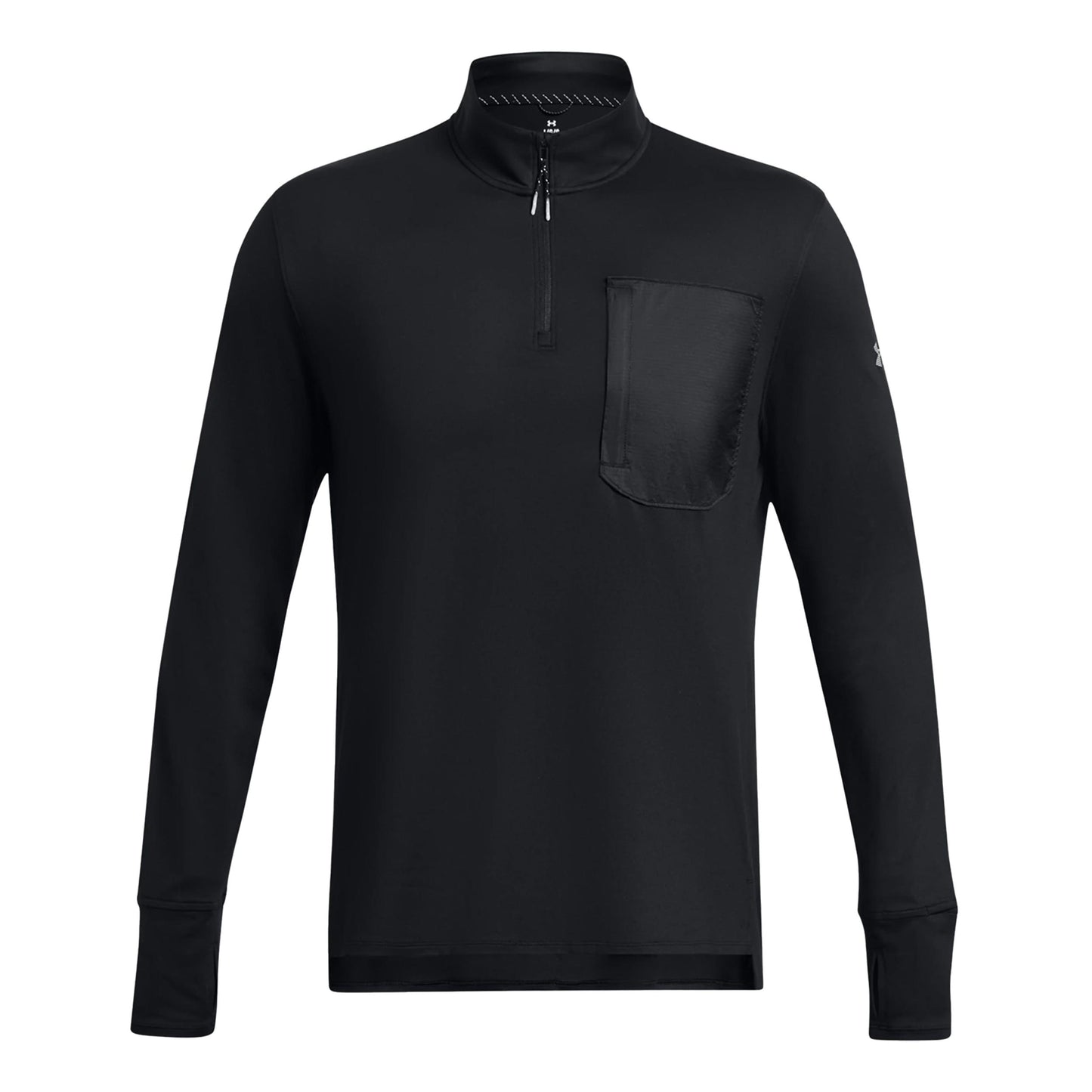 Under Armour Run Trail Quarter Zip Top de course Hommes - noir,