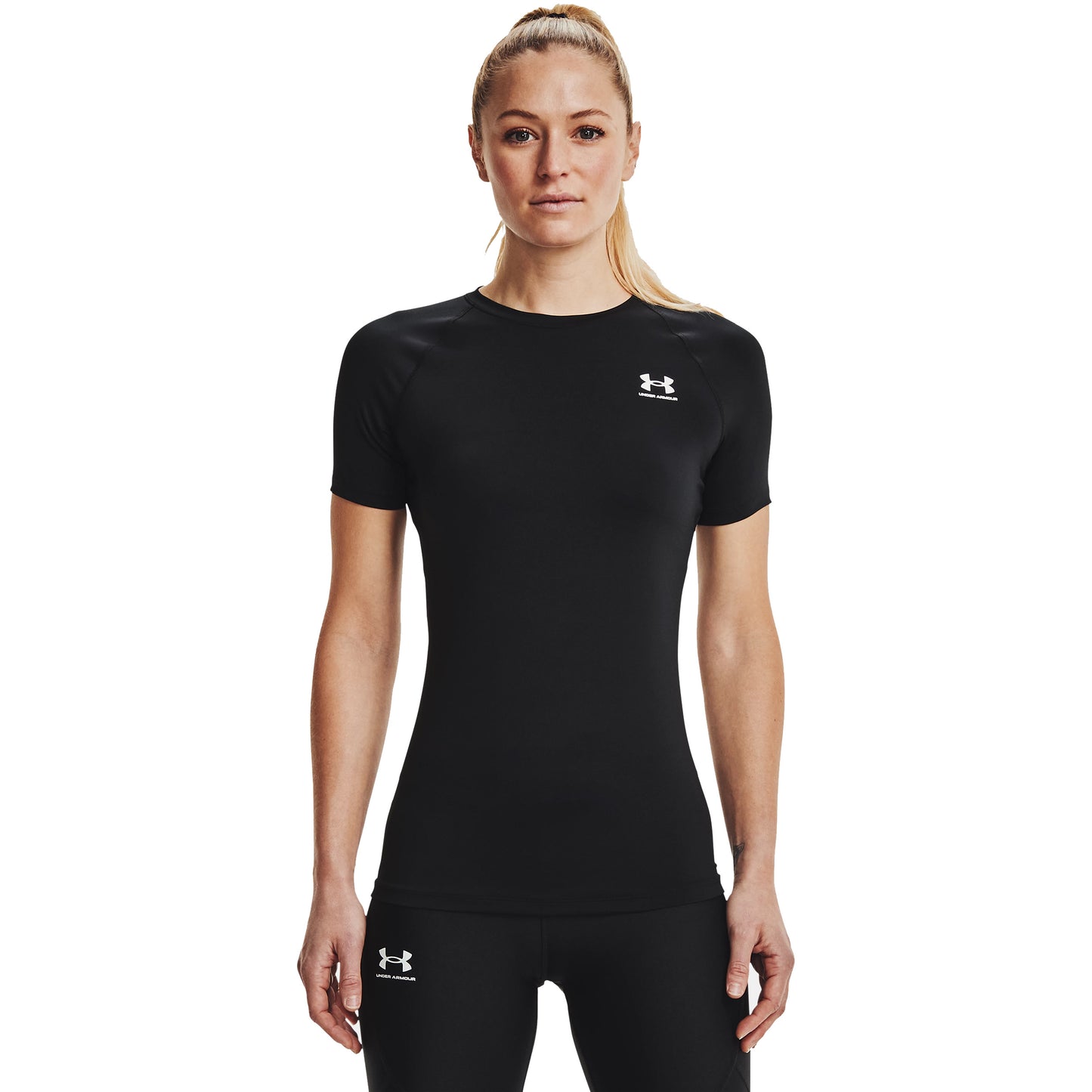 Under Armour Heatgear Authentics Comp T-shirt Femmes-Noir