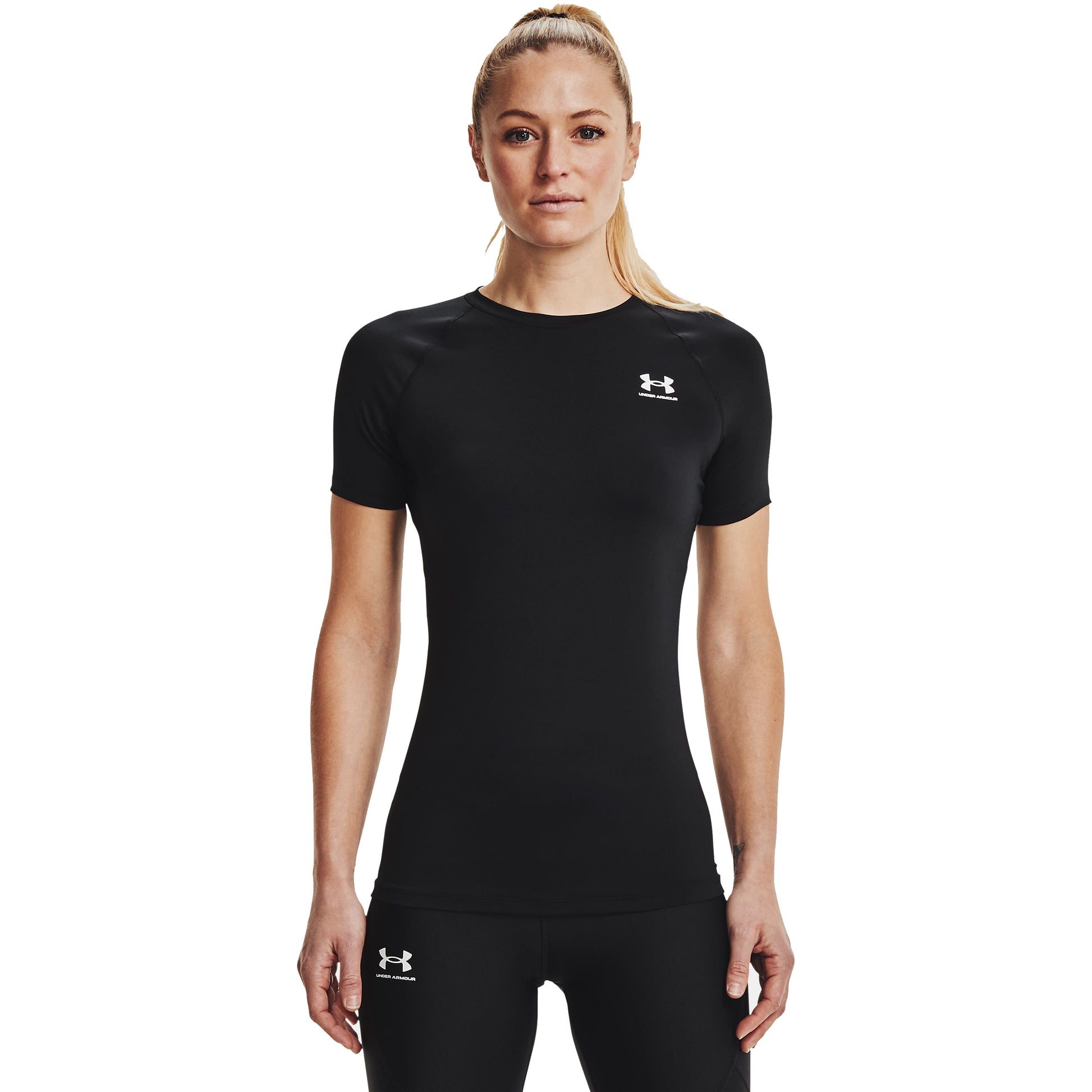 Under Armour Heatgear Authentics Comp T-shirt Femmes-Noir