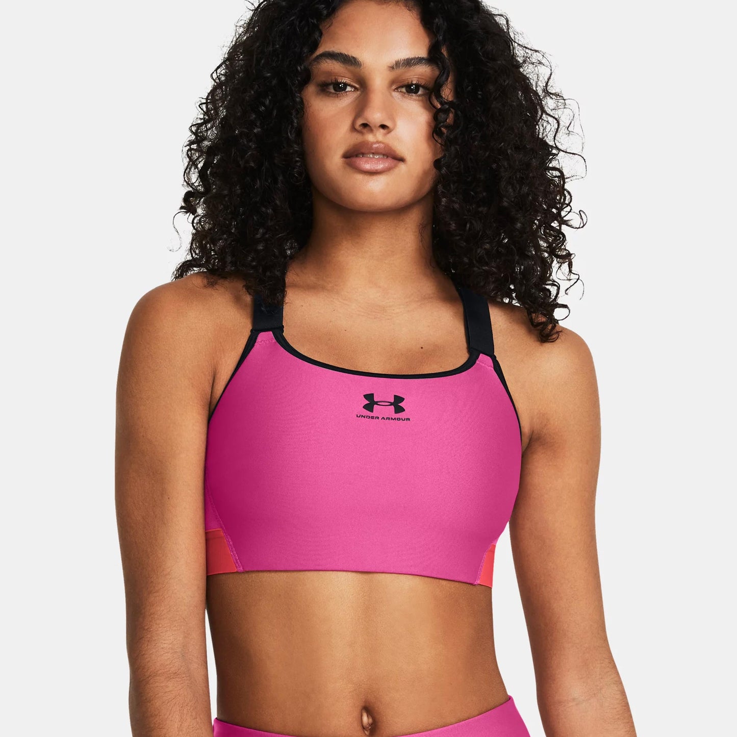 Under Armour Heatgear Armour High Soutien-gorge Sport Femmes-Pink