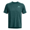Tech Textured T-shirt Hommes - bleu petrol,