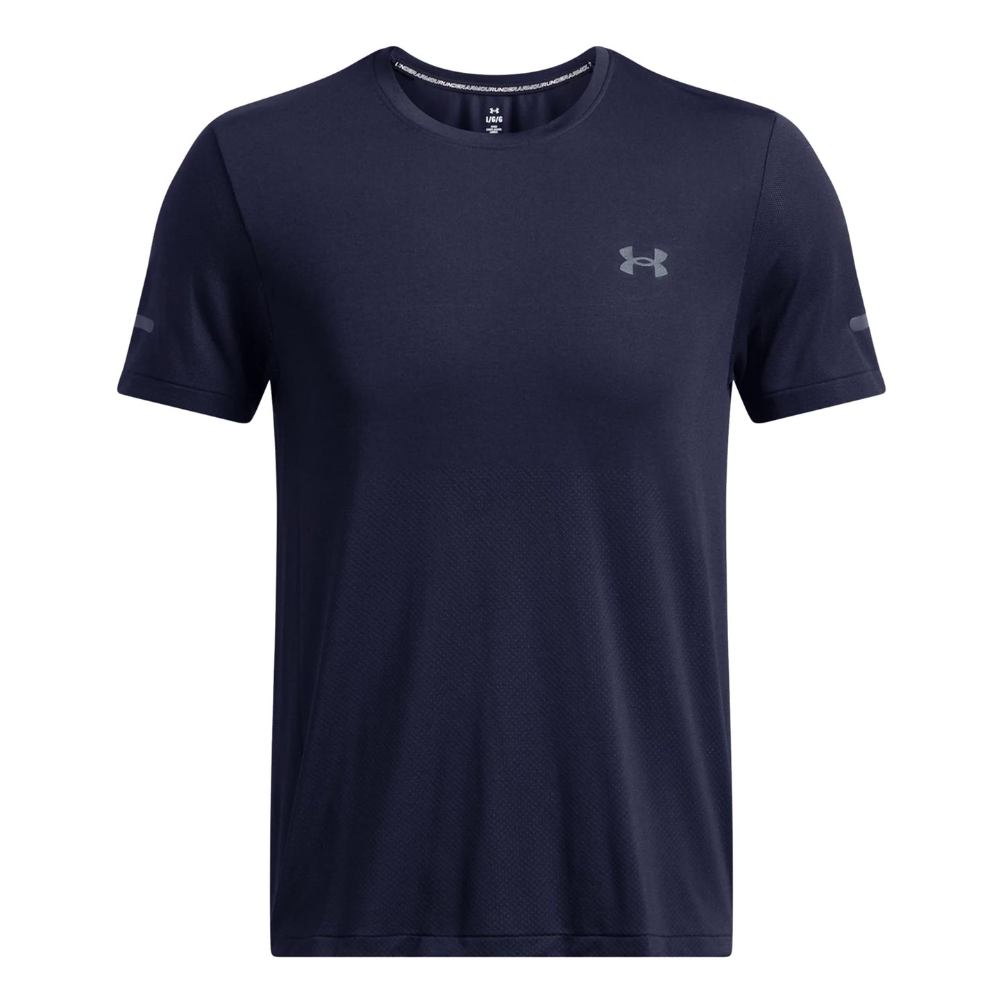 Under Armour Seamless Stride Maillot De Course Hommes-Bleu Foncé