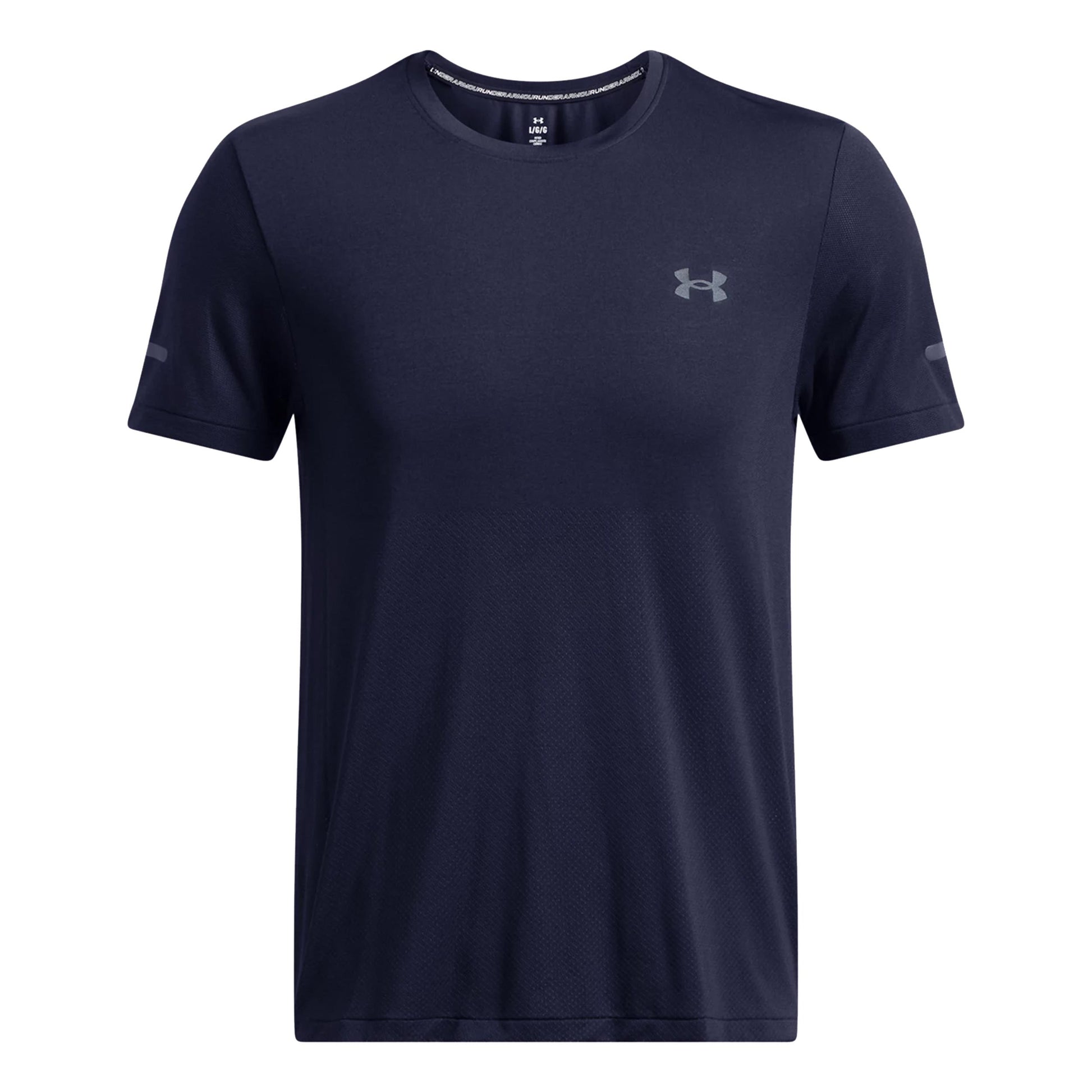 Under Armour Seamless Stride Maillot De Course Hommes-Bleu Foncé
