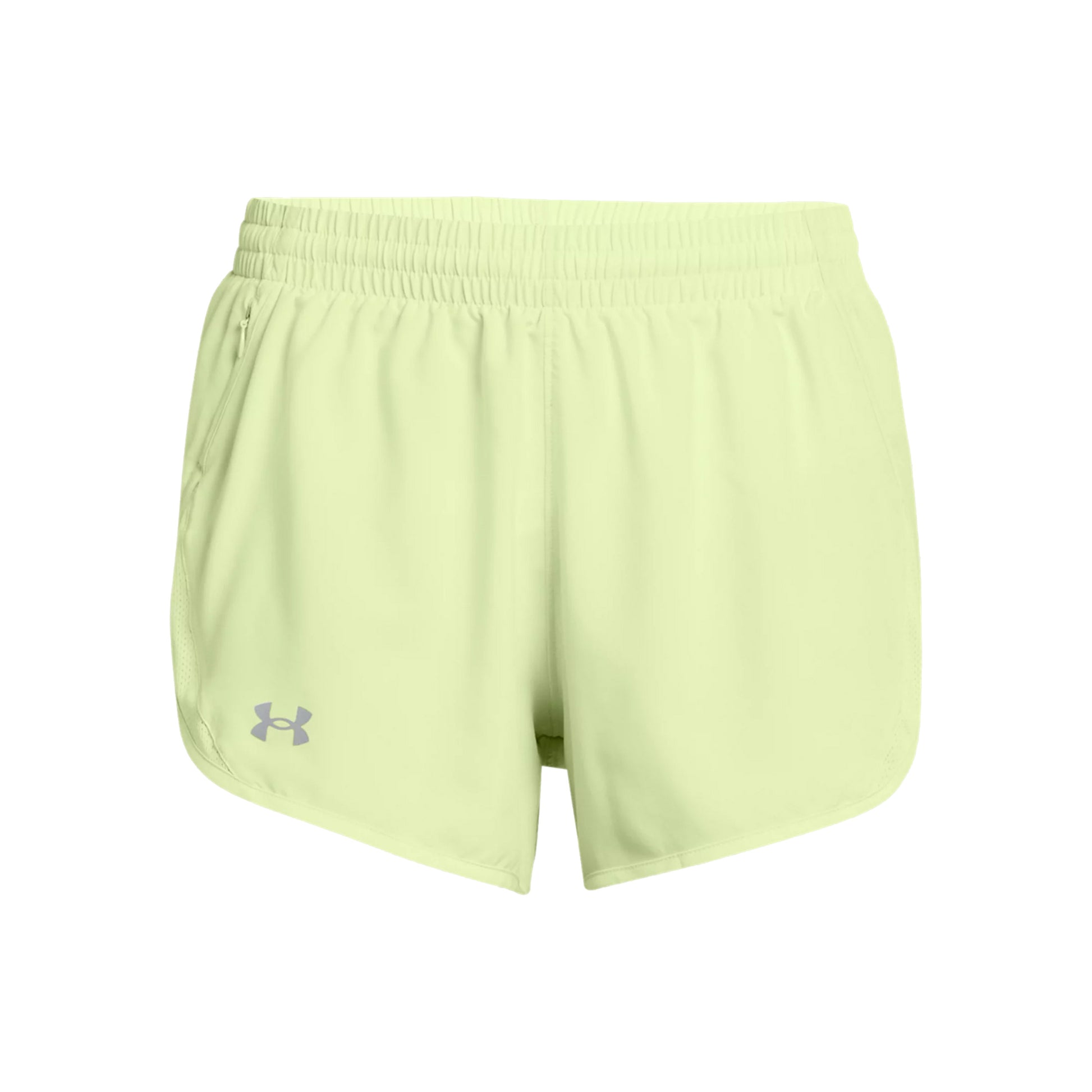 Under Armour Fly By 3in  Short de running Femmes - vert