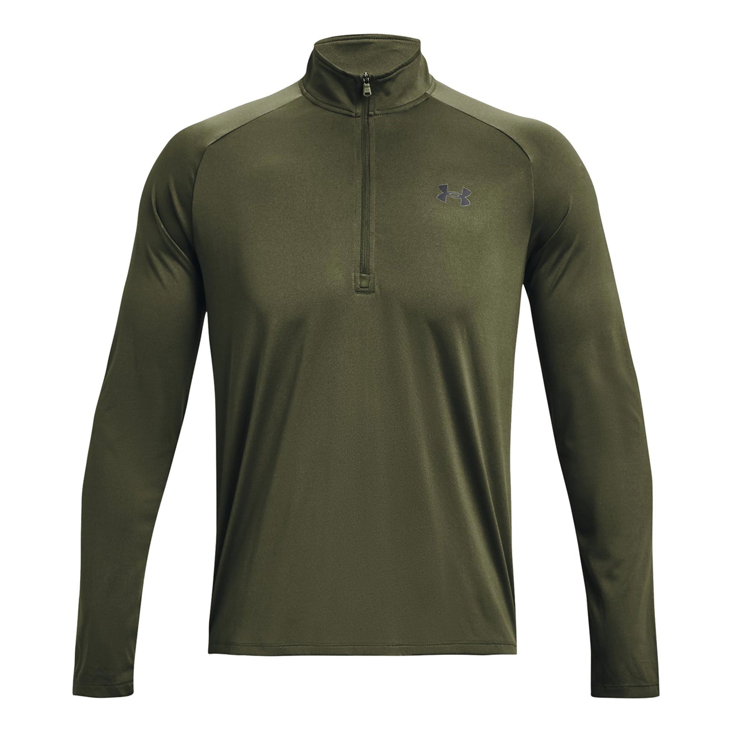 Under Armour Tech 2.0 Half-Zip Haut manches longues Hommes - vert olive, noir