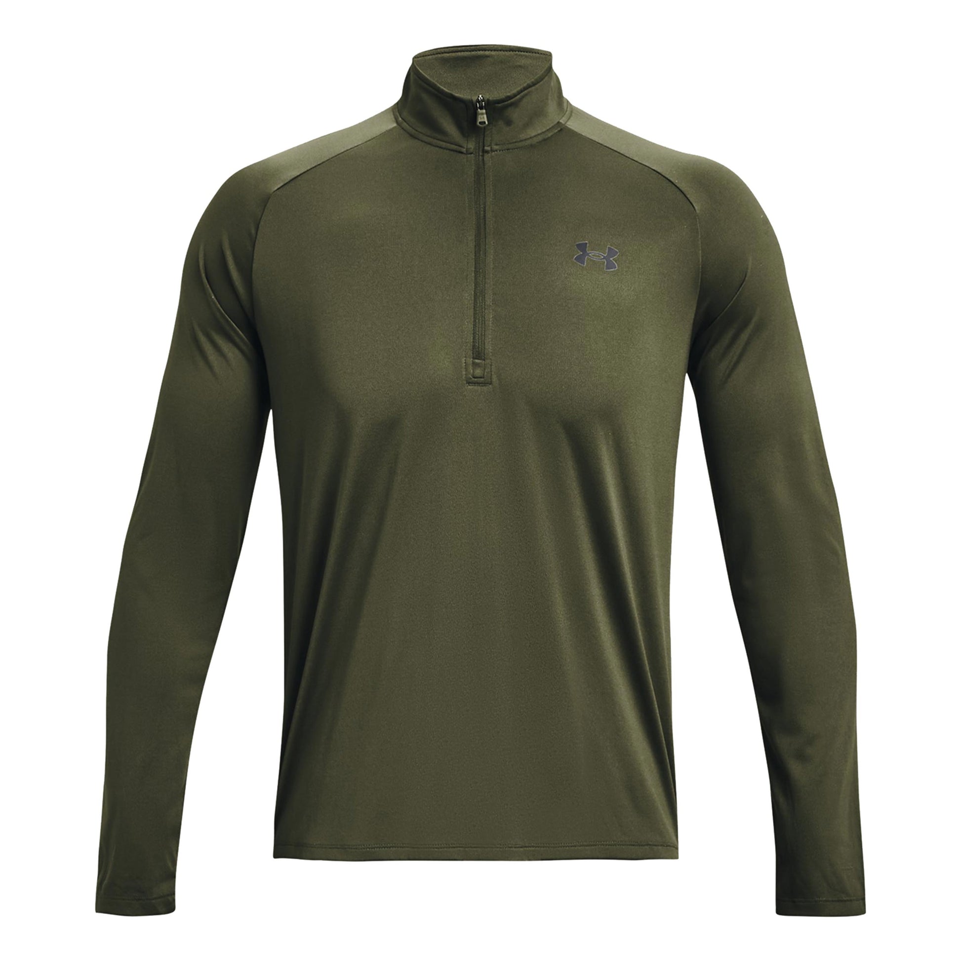 Under Armour Tech 2.0 Half-Zip Haut manches longues Hommes - vert olive, noir