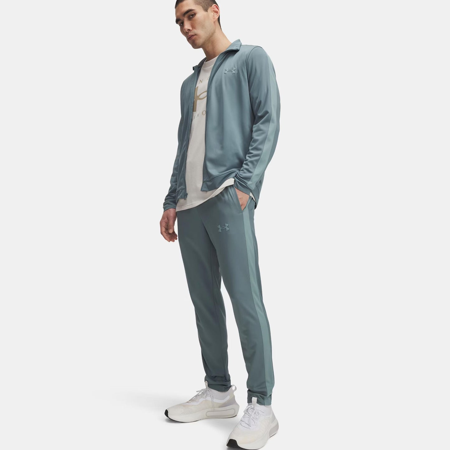 Under Armour Rival Knit Survêtement Hommes-Vert Olive