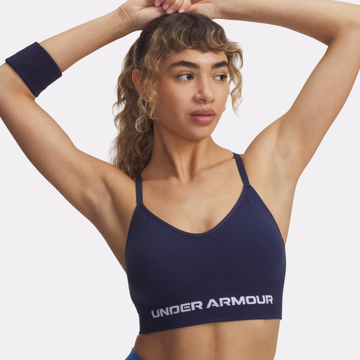 Under Armour Vanisheamle Low Soutien-gorge Sport Femmes-Bleu