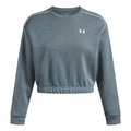 Rival Fleece Piped Crew Sweat-shirt Femmes-bleu gris