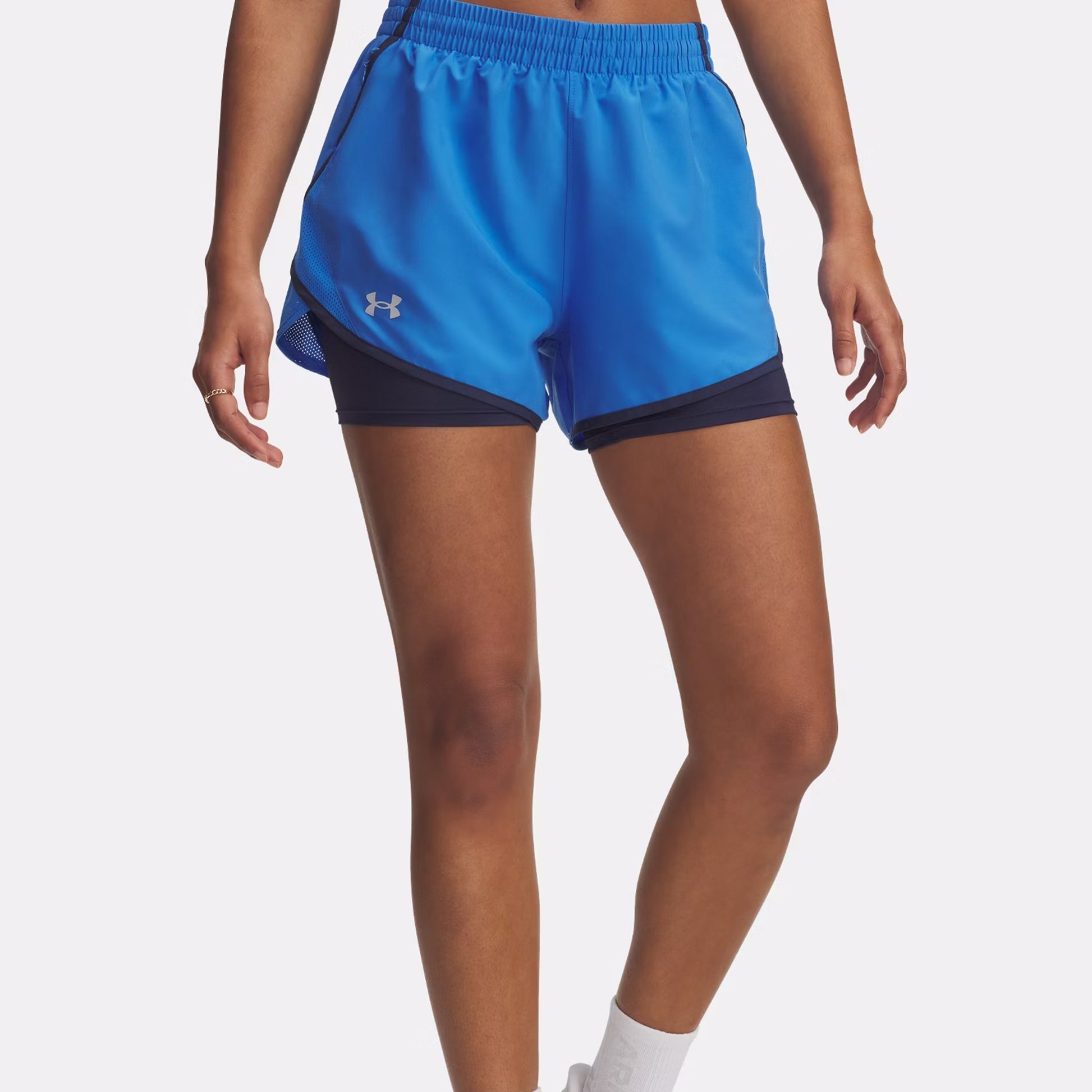 Under Armour Fly By 2in1  Short de running Femmes - bleu, bleu foncé