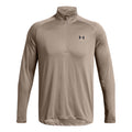 Tech 2.0 Half-Zip Haut manches longues Hommes - marron,