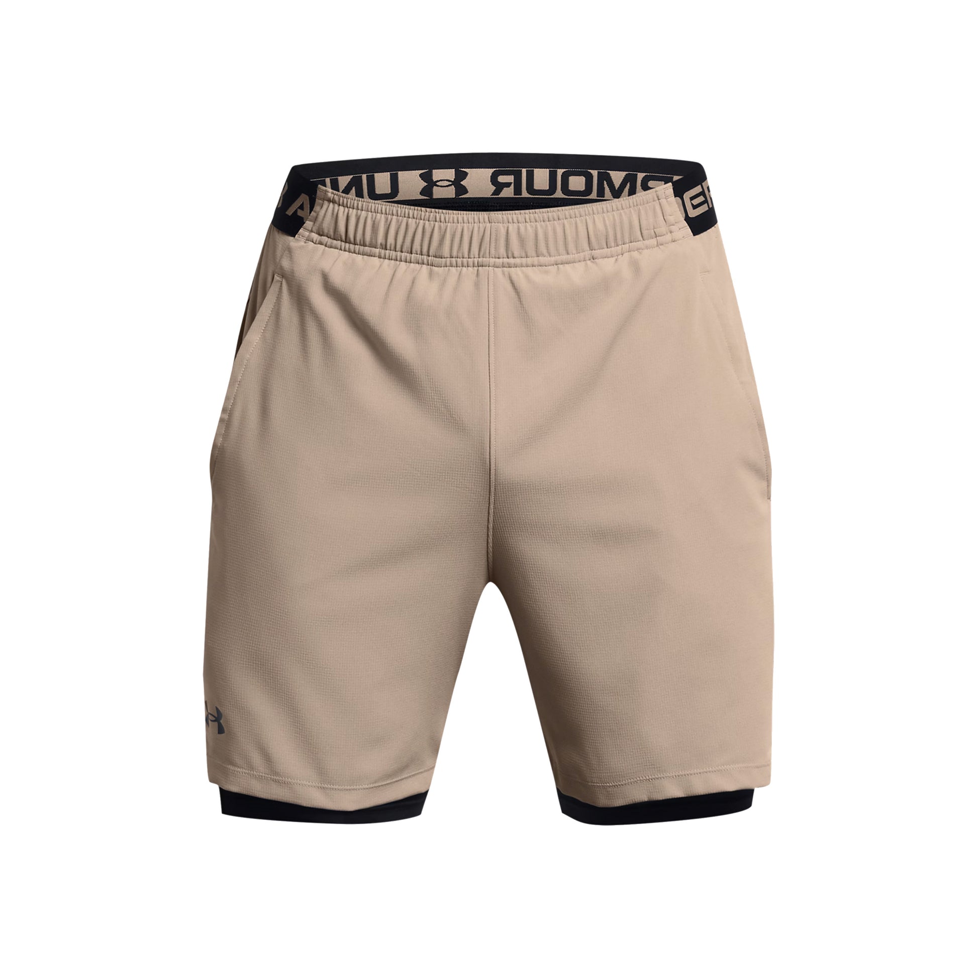Under Armour Vanish Woven 2in1 Shorts Hommes - beige, noir