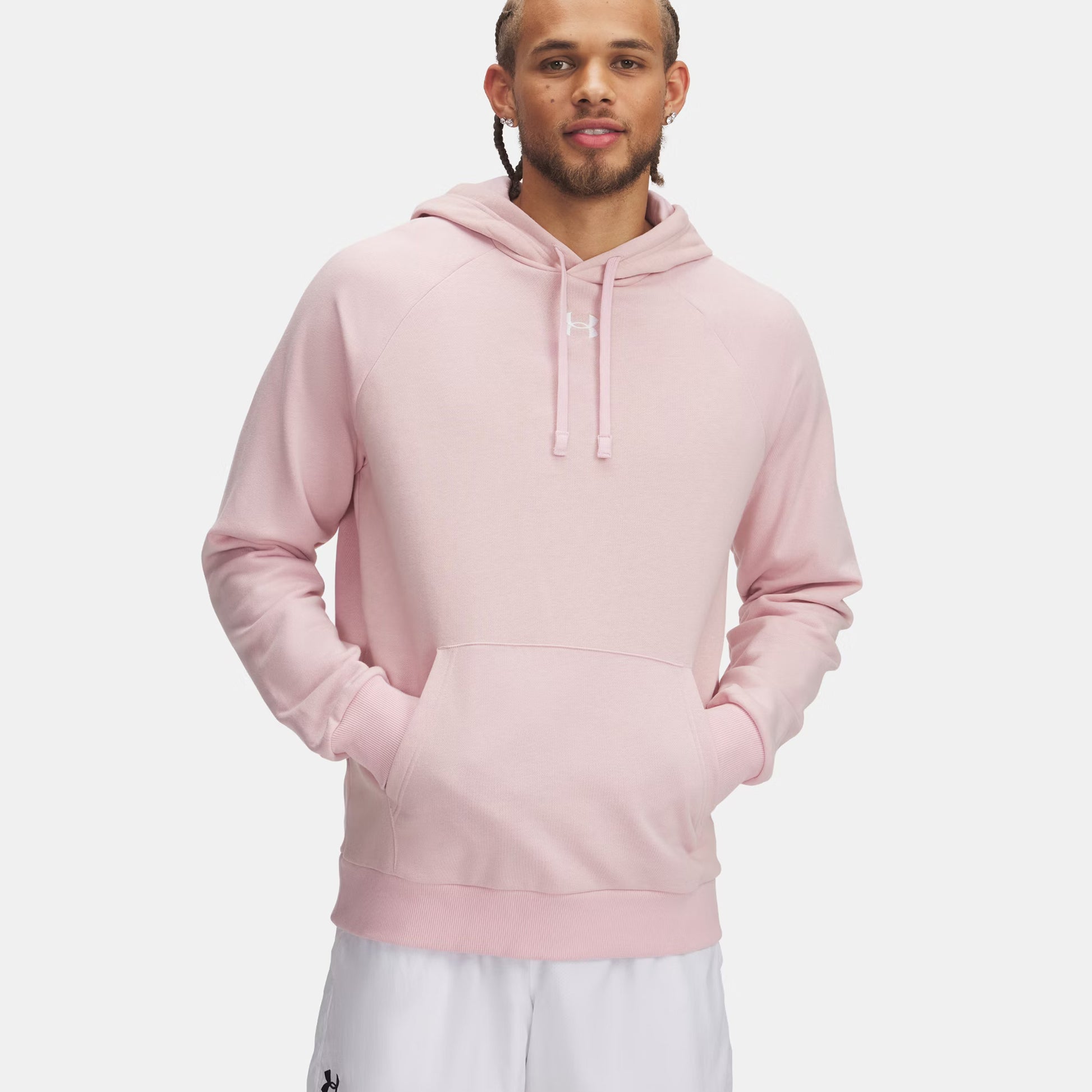 Under Armour Rival Fleece Sweat À Capuche Hommes-Rosé