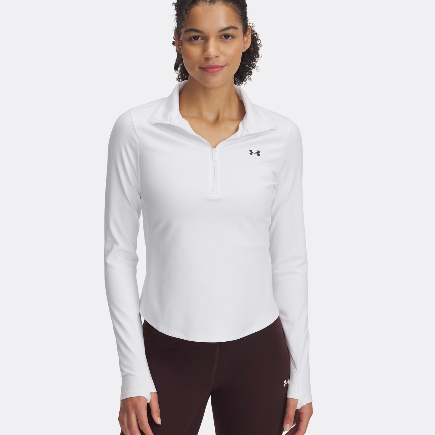 Under Armour Motion Half-Zip Haut manches longues Femmes - blanc,