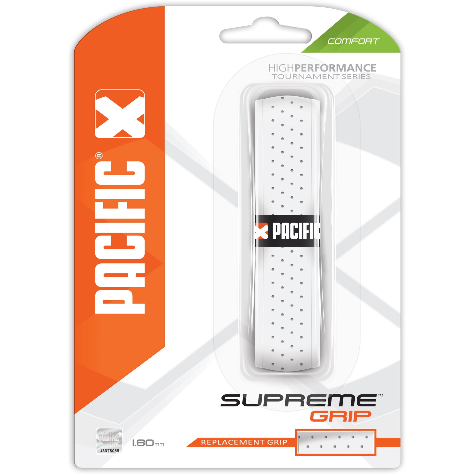 Pacific Supreme Grip Pack 1 Unité-Blanc