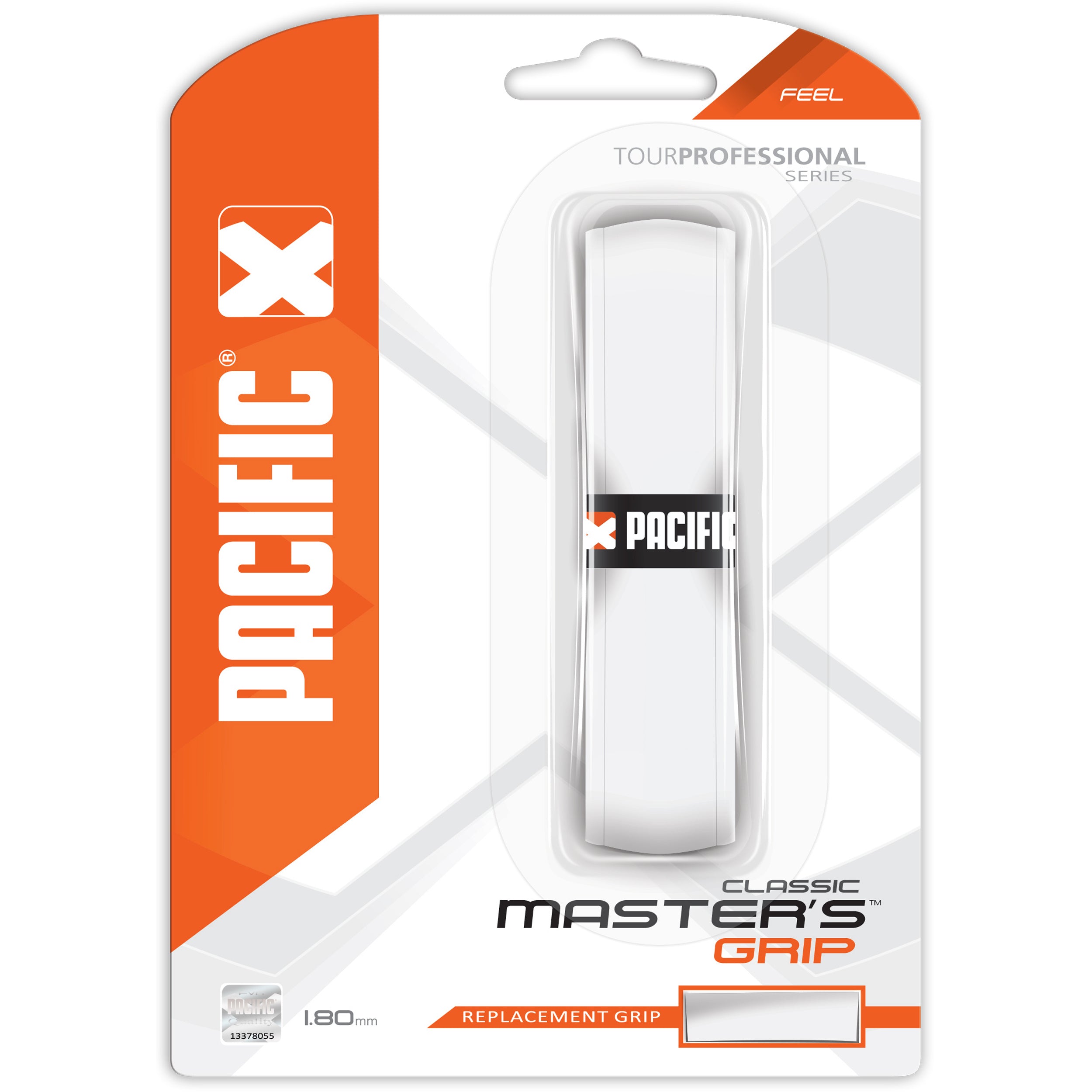 Pacific Masters Grip Classic Pack 1 Unité-Blanc