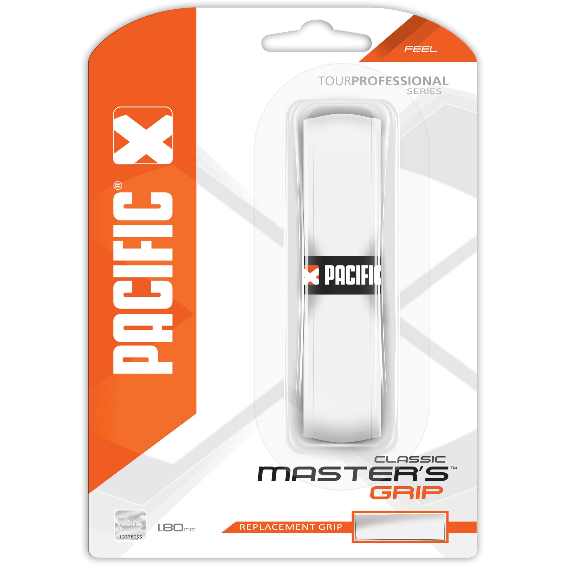 Pacific Masters Grip Classic Pack 1 Unité-Blanc