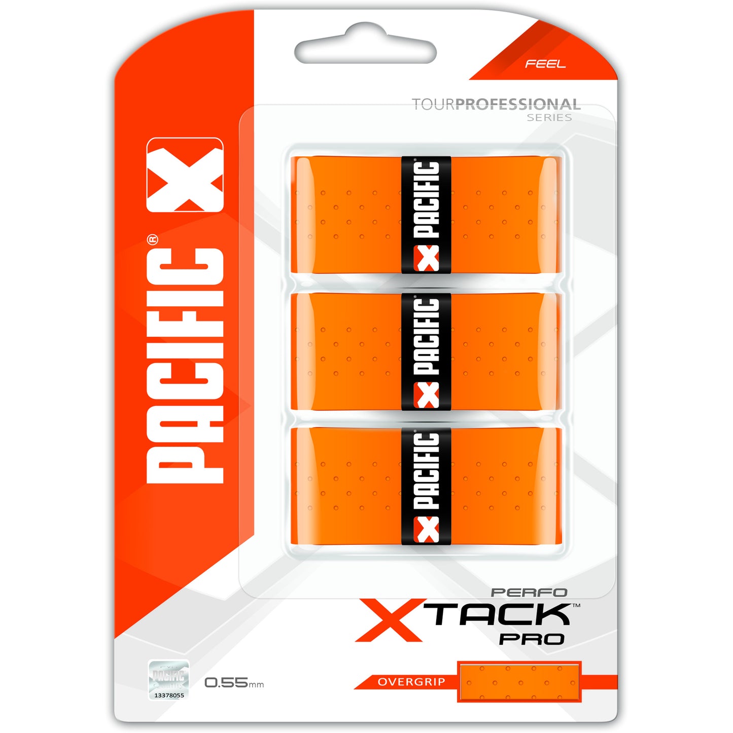 Pacific X Tack Pro Perfo Pack De 3-Orange