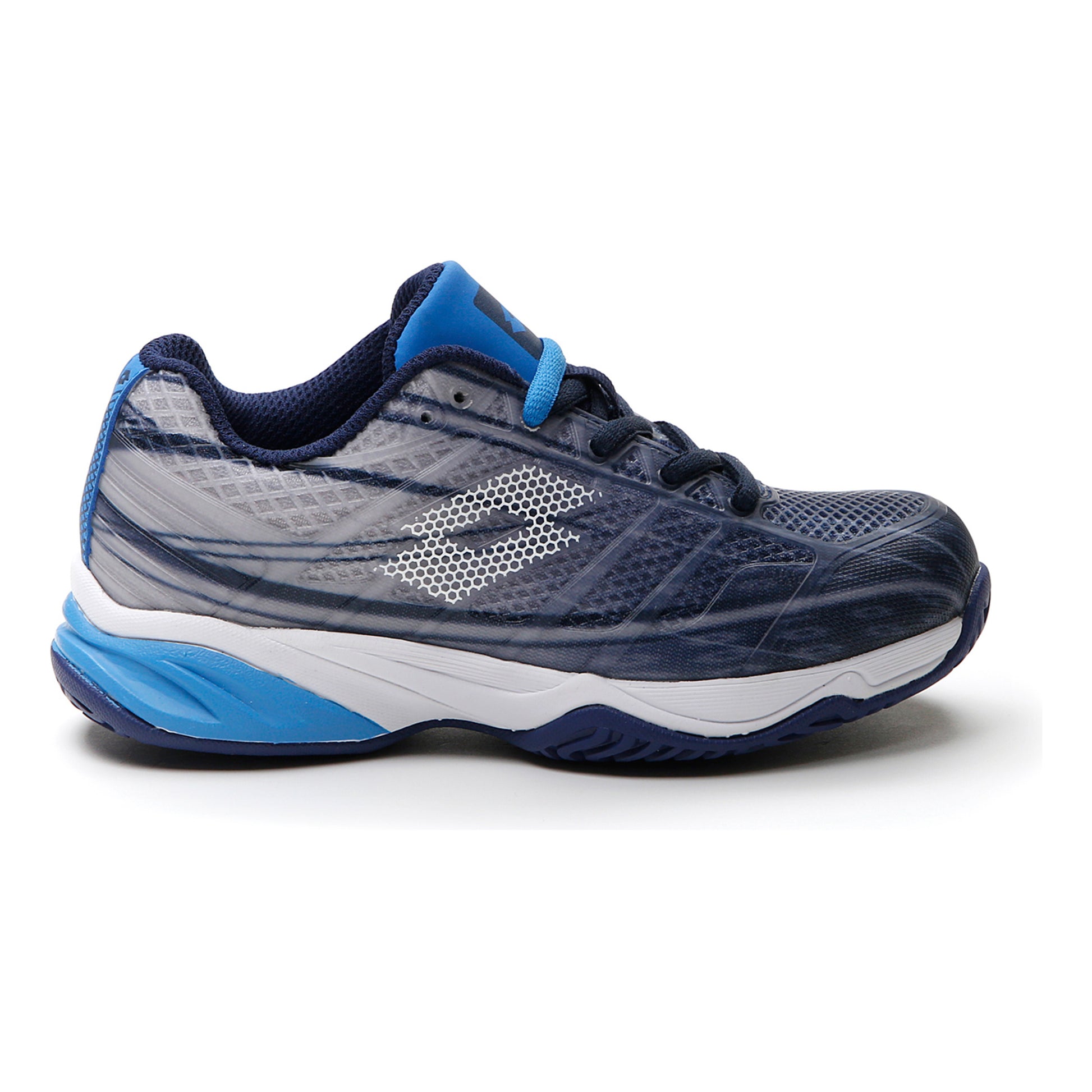 Lotto Mirage 300 Chaussures toutes surfaces Enfants - bleu foncé, blanc