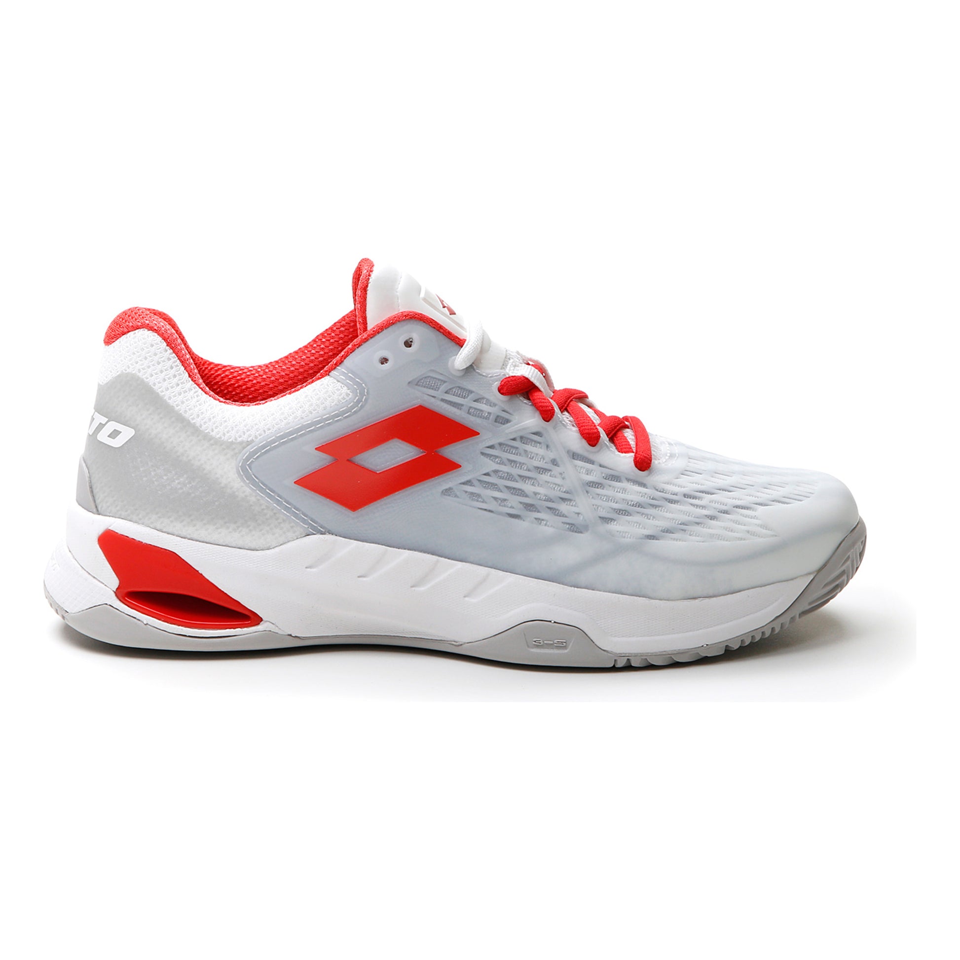 Lotto Mirage 100 Clay Chaussure terre battue Femmes - blanc, rouge