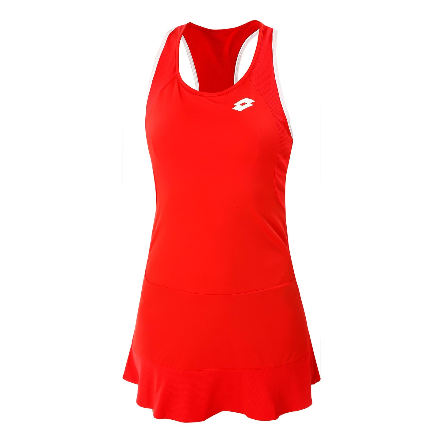 Lotto Squadra II PL Robe Femmes - rouge, blanc