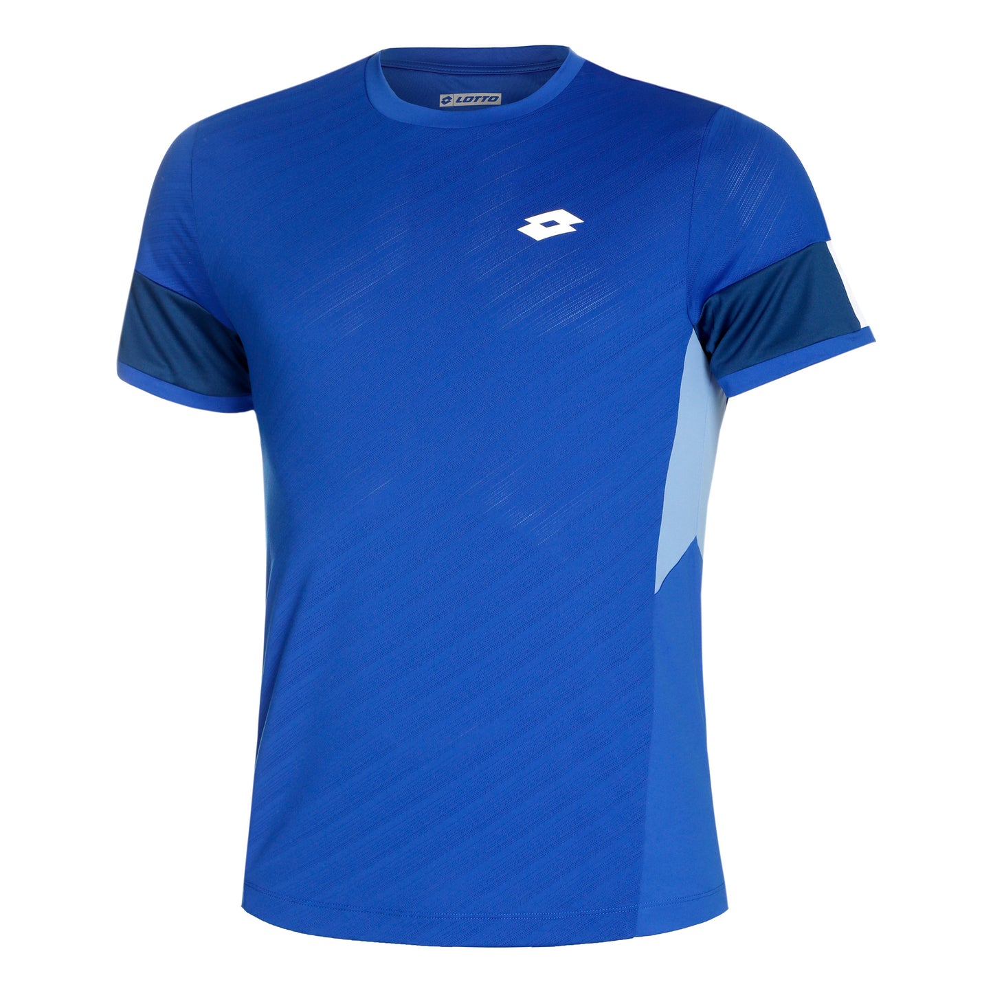 Lotto Tech 1 D1 T-shirt Hommes-Bleu,Blanc