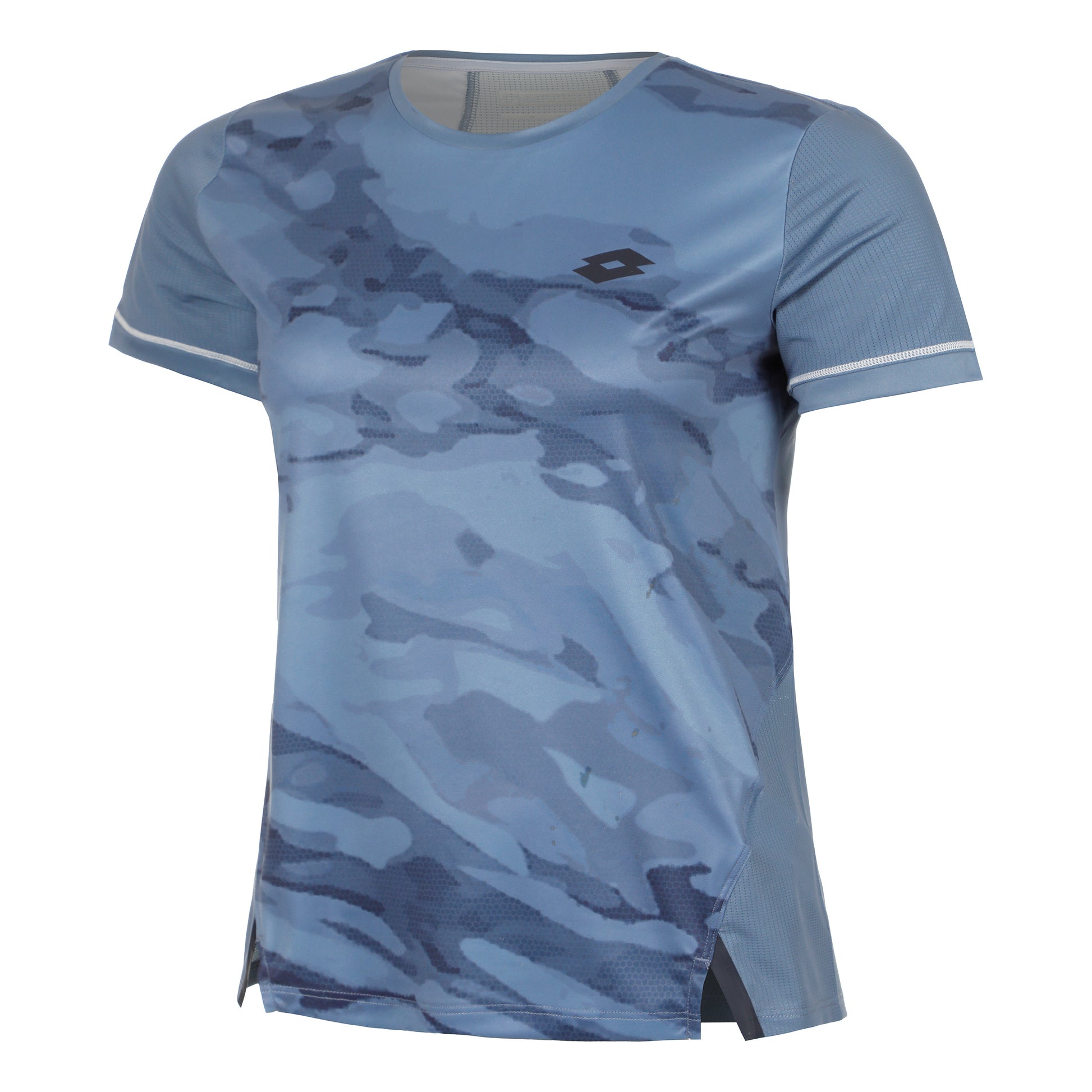 Lotto Tech II T-shirt Femmes - bleu gris,