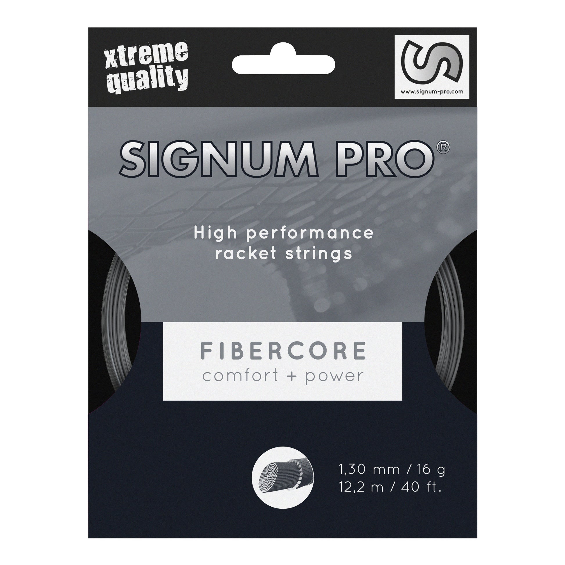 Signum Pro Fibrecore Cordage En Garniture 12m-Argent