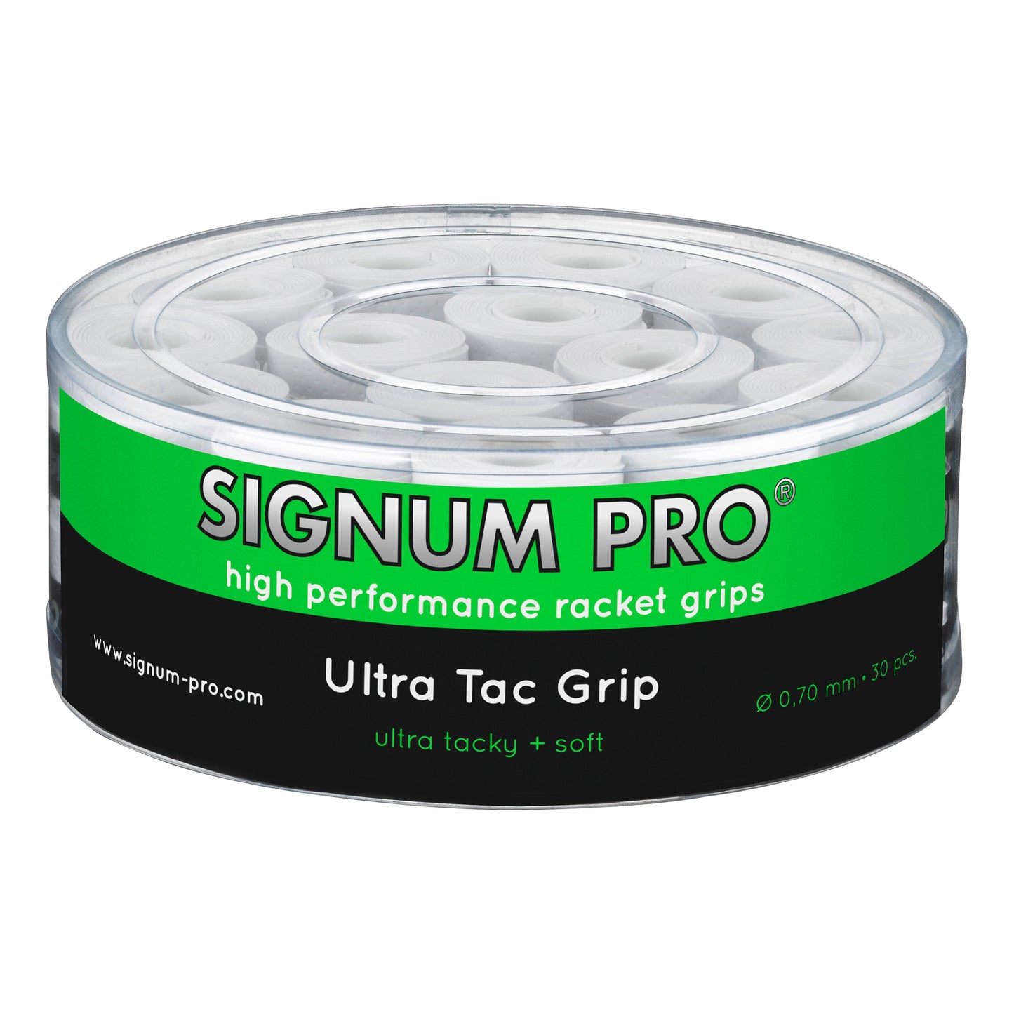 Signum Pro Ultra Tac Grip Pack de 30 - blanc