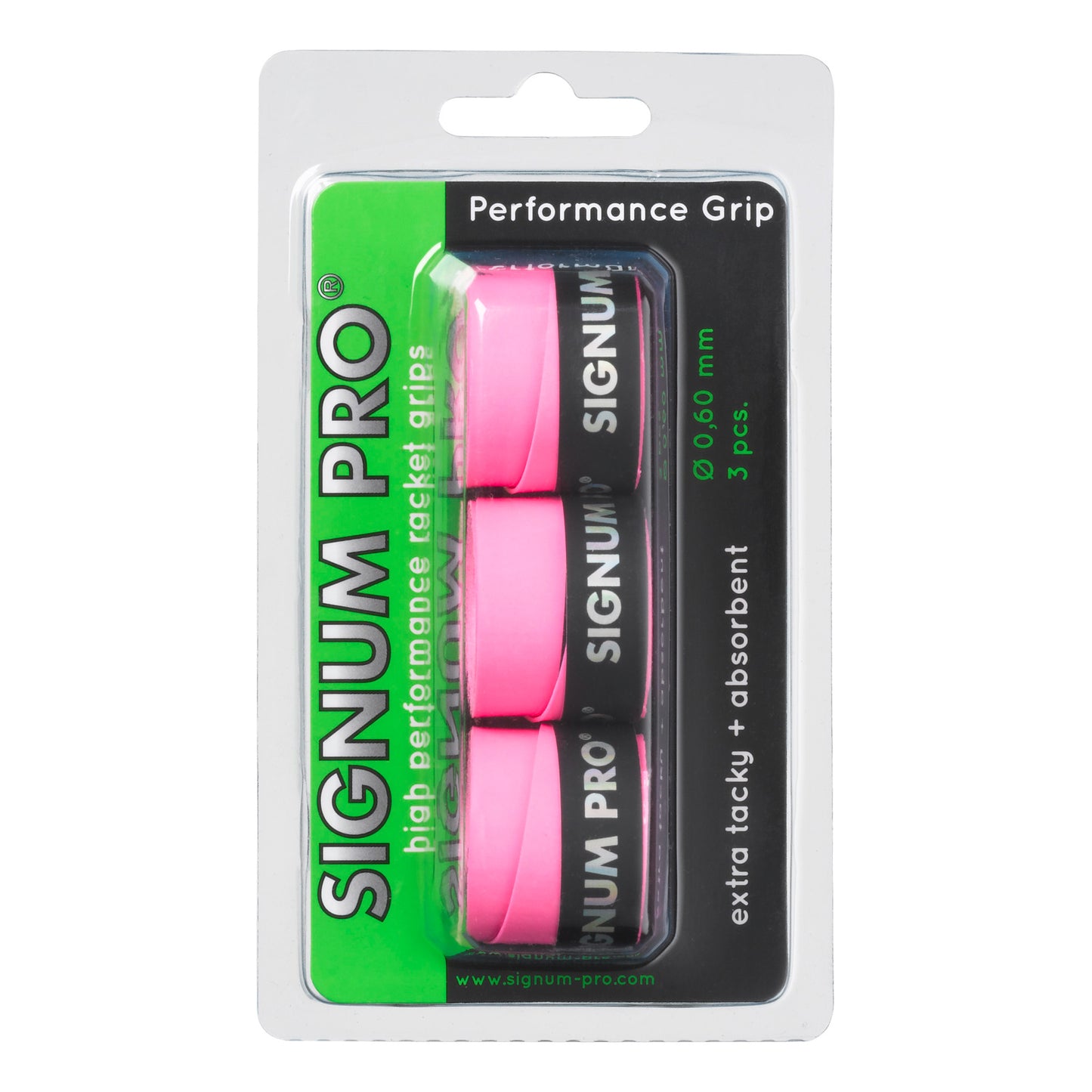 Signum Pro Performance Grip Pack de 3 - pink