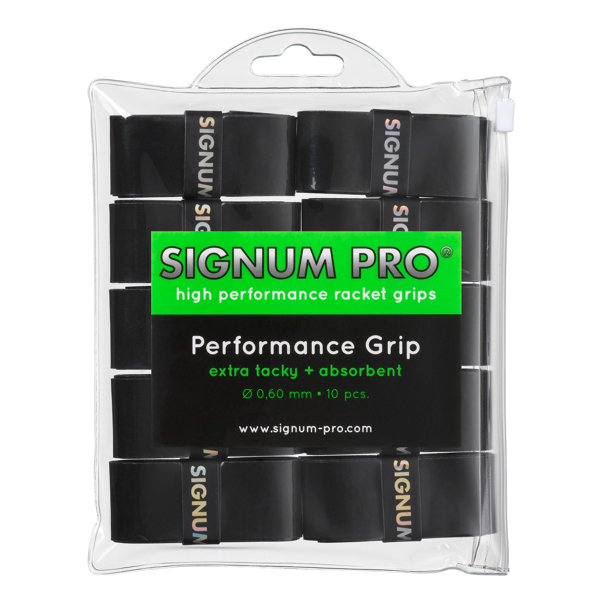 Signum Pro Performance Grip Pack De 10-Noir