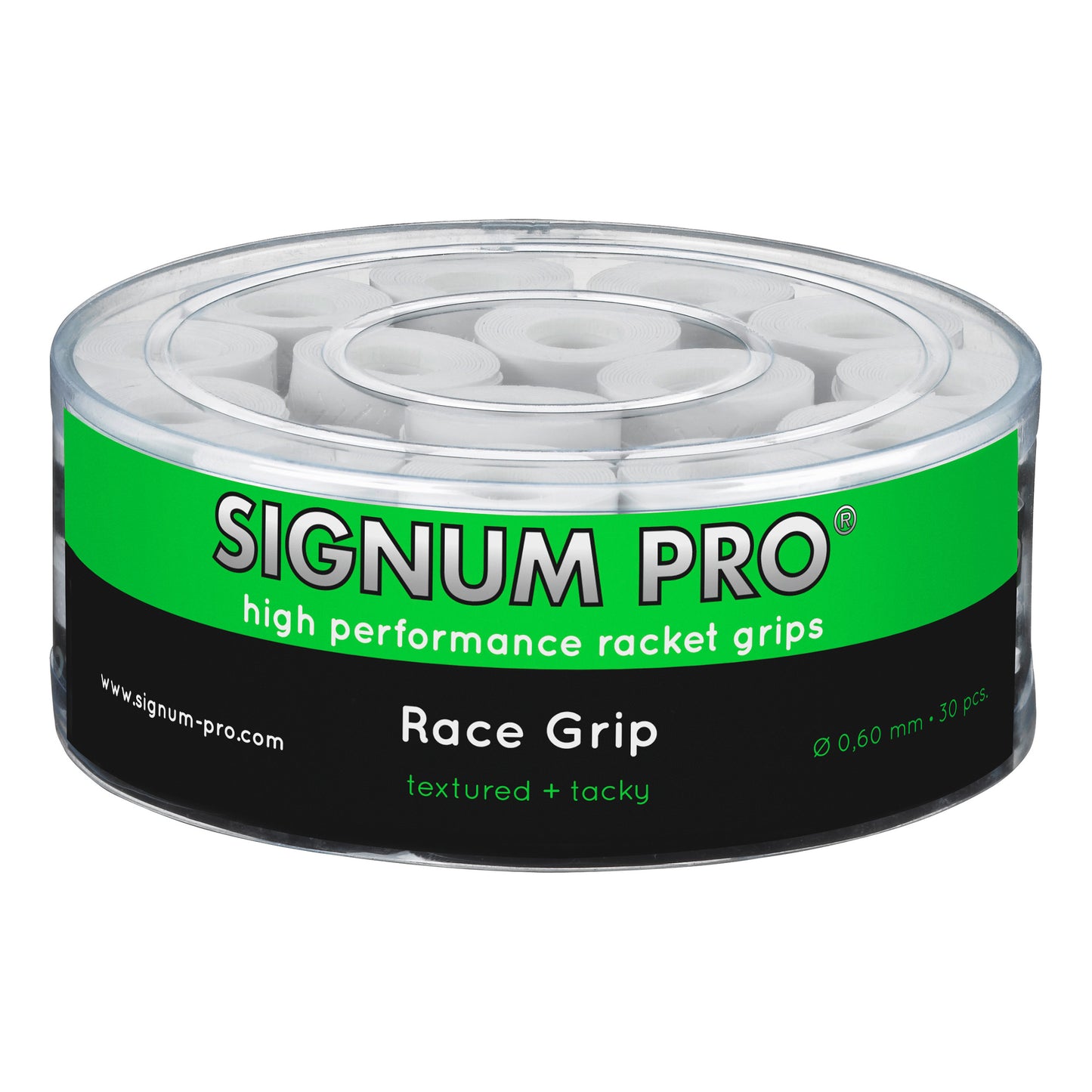 Signum Pro Race Grip Pack De 30-Blanc