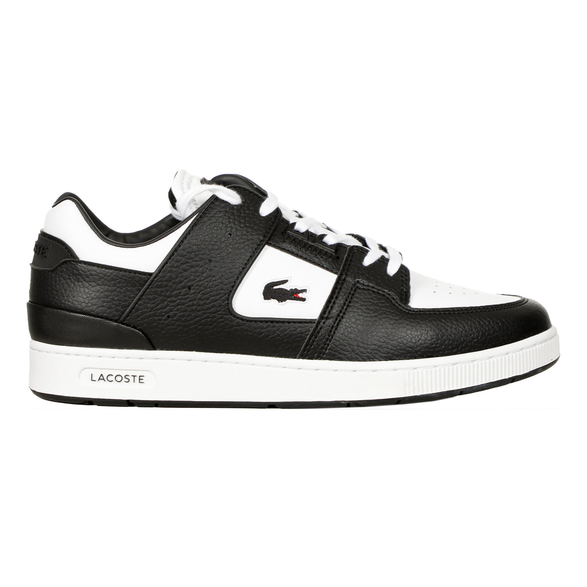 Lacoste Court Cage Baskets Hommes - blanc, noir