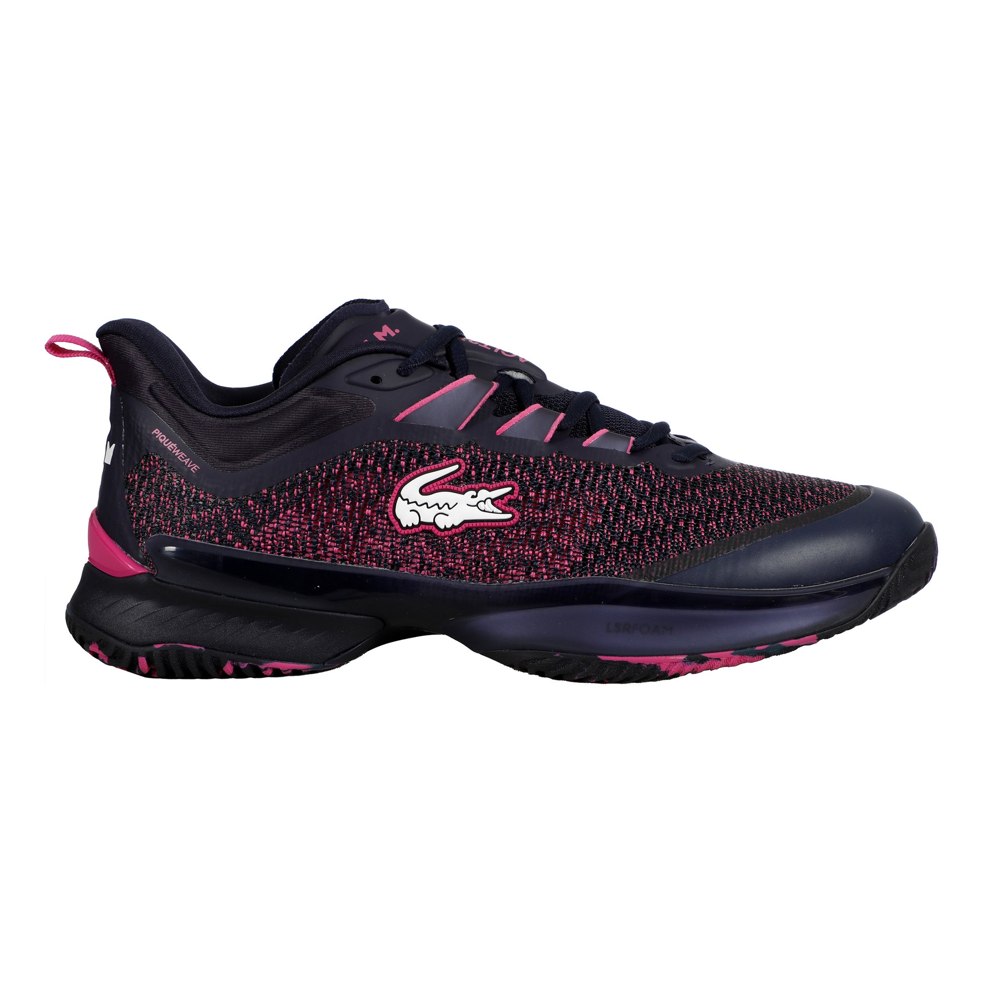 Lacoste Medvedev AG-LT ULTRA Chaussure Terre Battue Hommes-Bleu Foncé,Pink