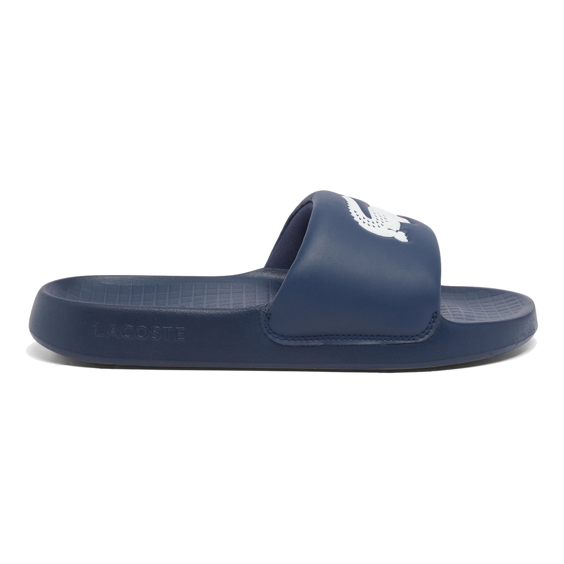 Lacoste Tongs Hommes-Bleu Foncé,Blanc