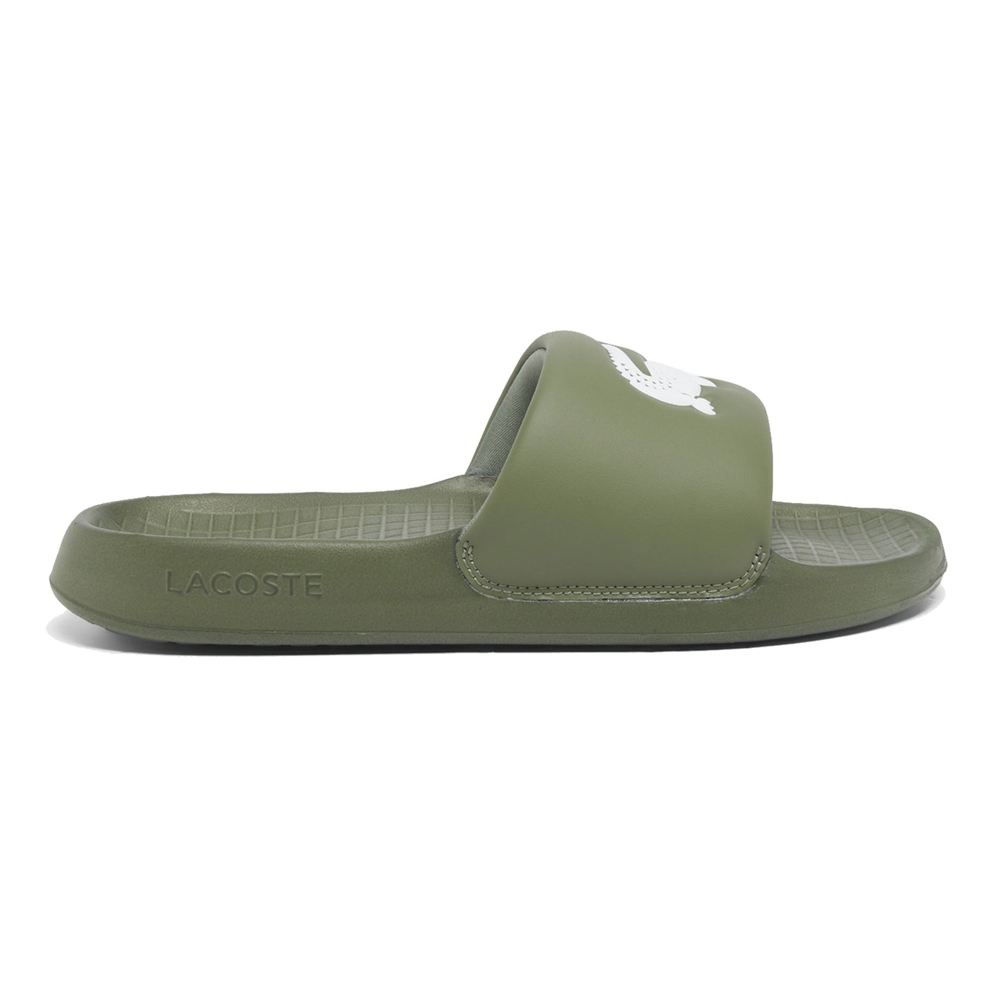 Lacoste Tongs Hommes-Kaki, Blanc