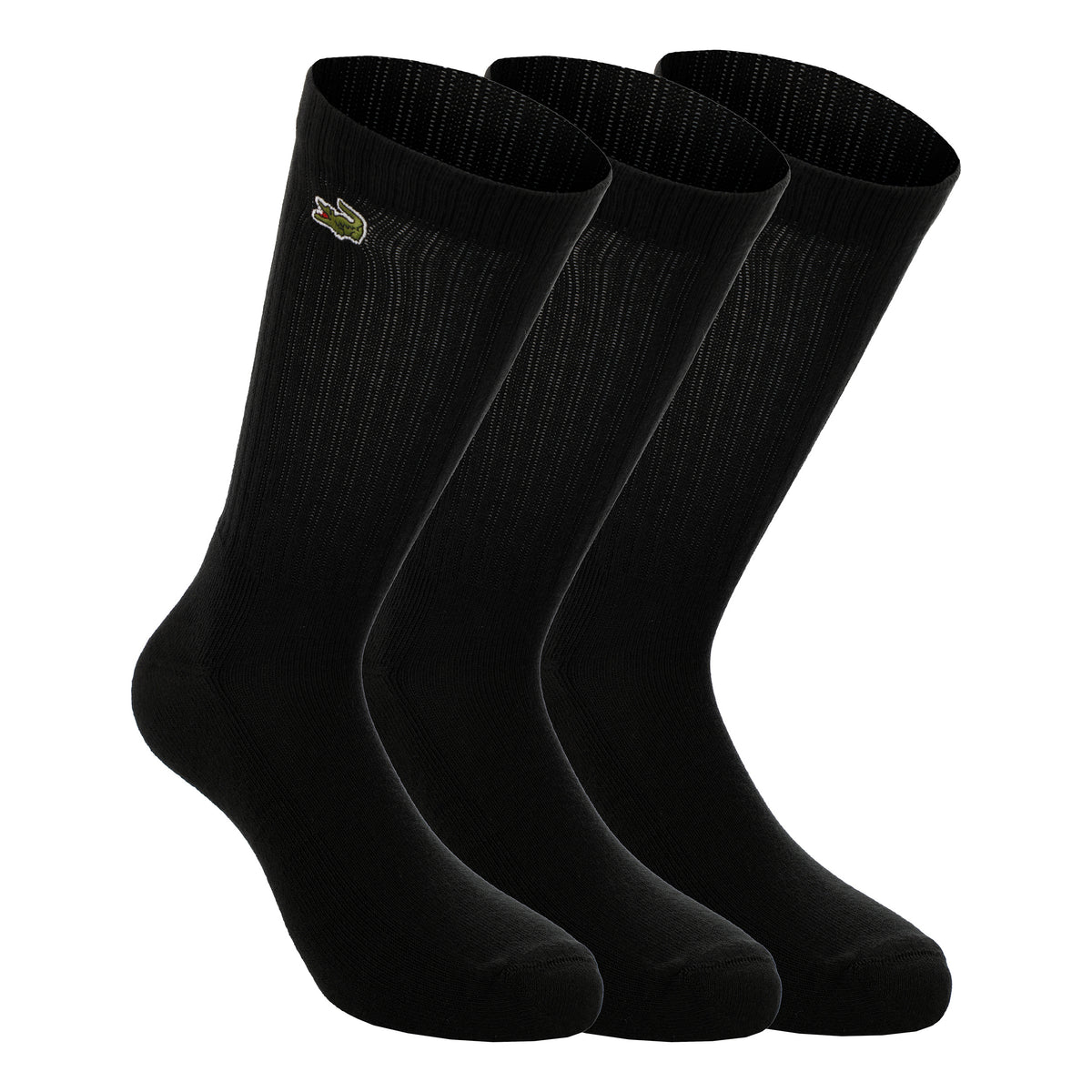 Lacoste Performance Core Chaussettes de tennis Pack de 3 Unisex - noir,