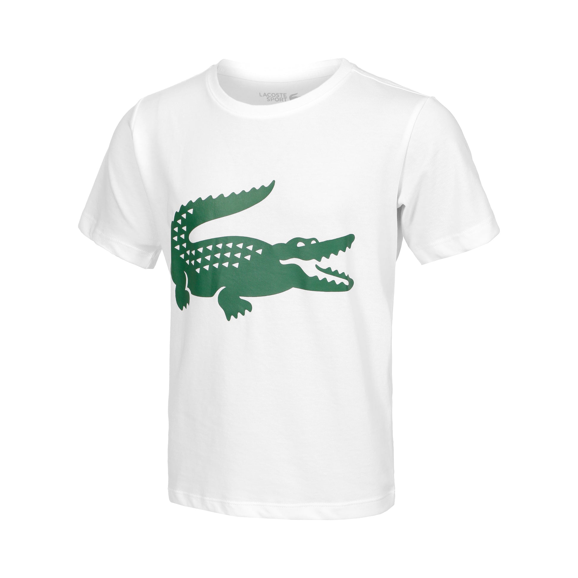 Lacoste Core T-shirt Garçons - blanc, vert