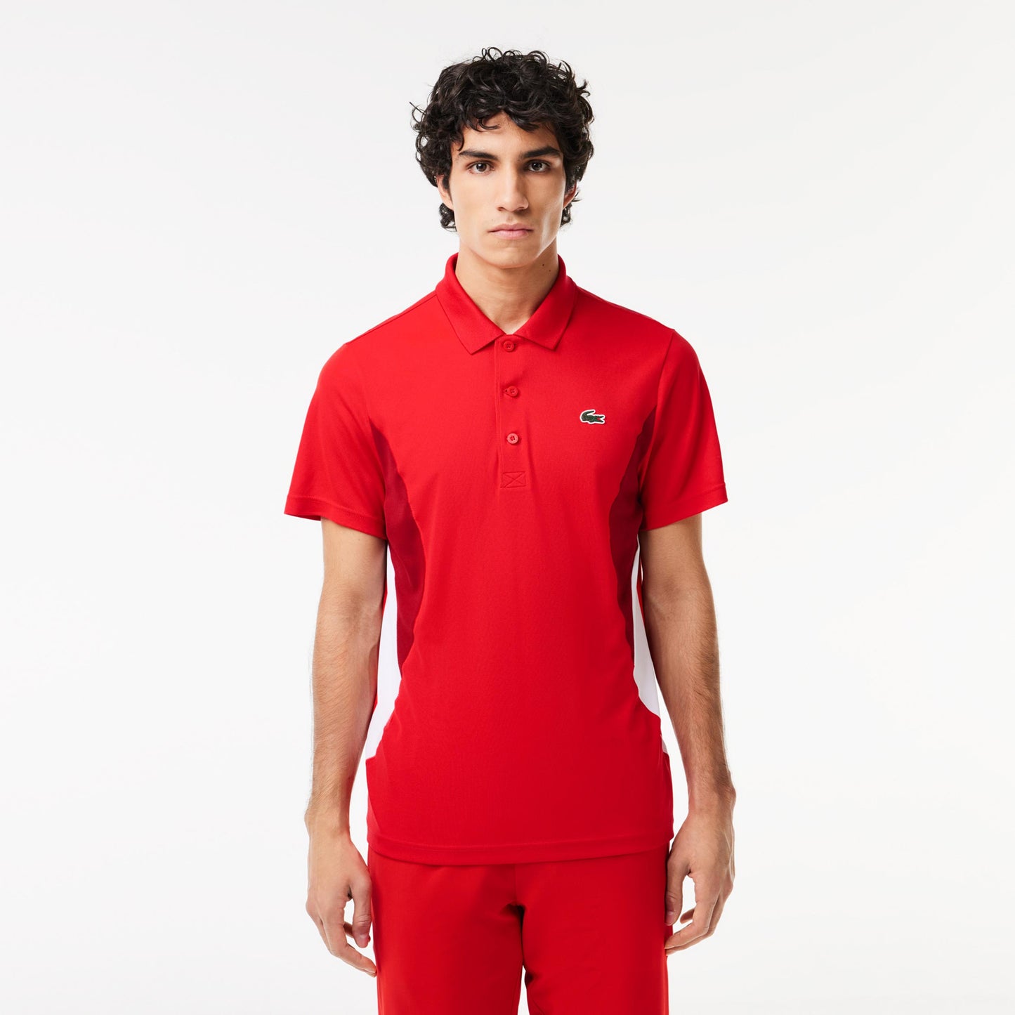 Lacoste Polo Hommes - rouge, multicouleur