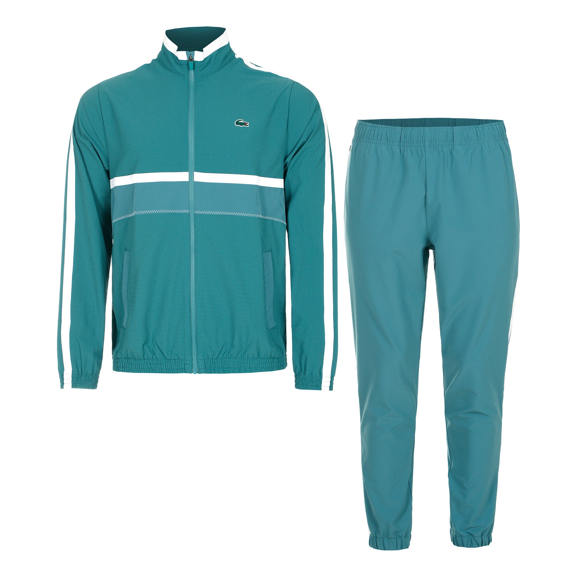 Lacoste Tracksuits Survêtement Hommes - bleu petrol, blanc