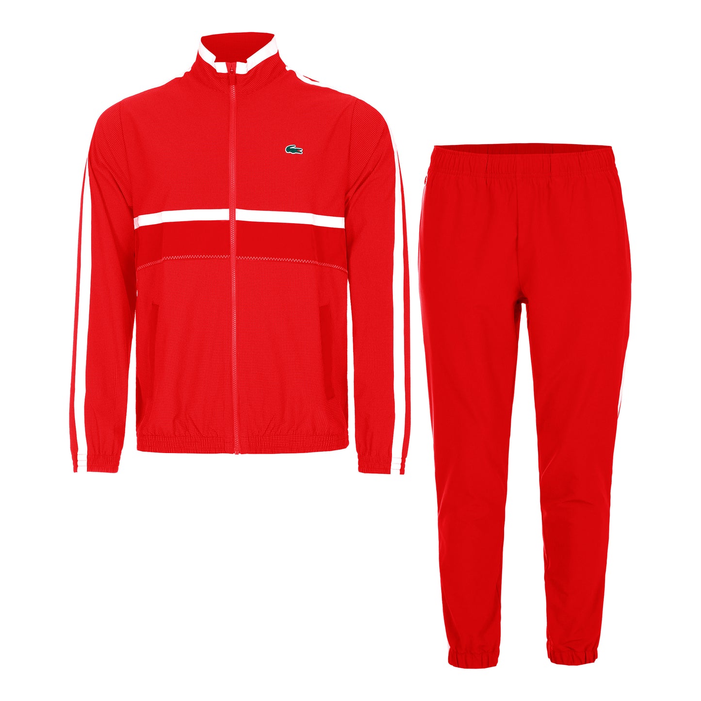 Lacoste Tracksuits Survêtement Hommes - rouge, blanc