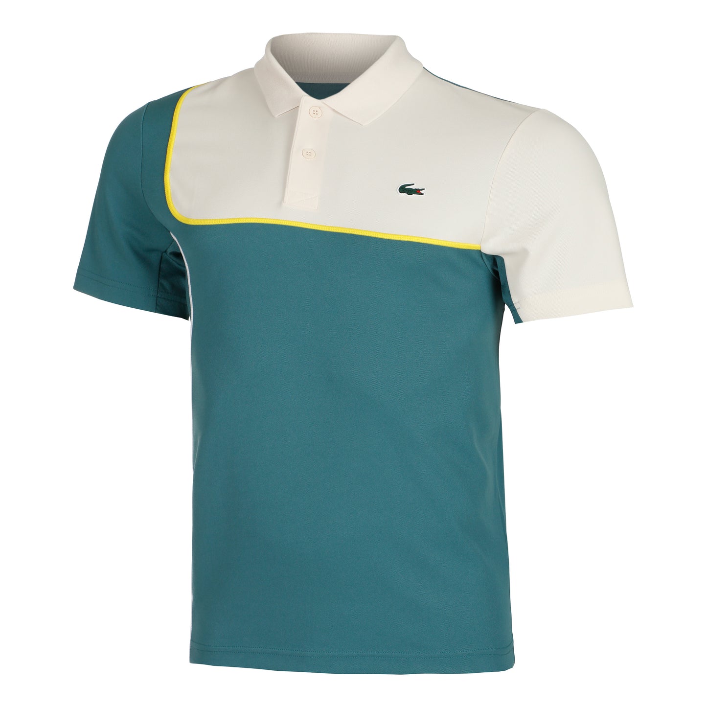 Lacoste Polo Hommes - bleu petrol, blanc
