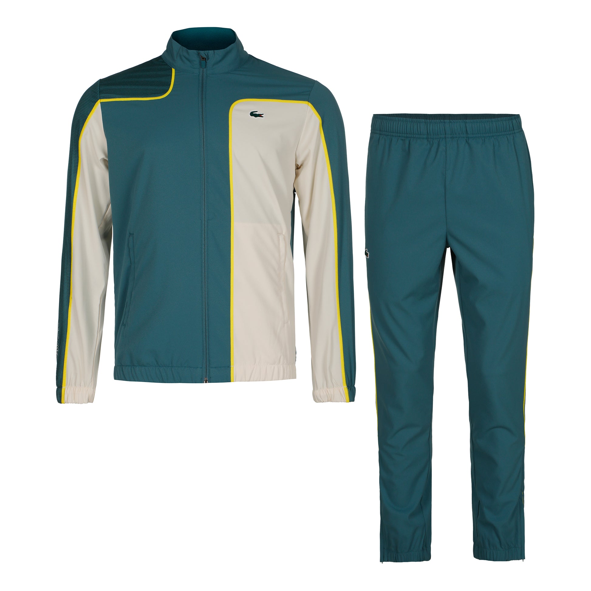 Lacoste Survêtement Hommes - bleu petrol, blanc