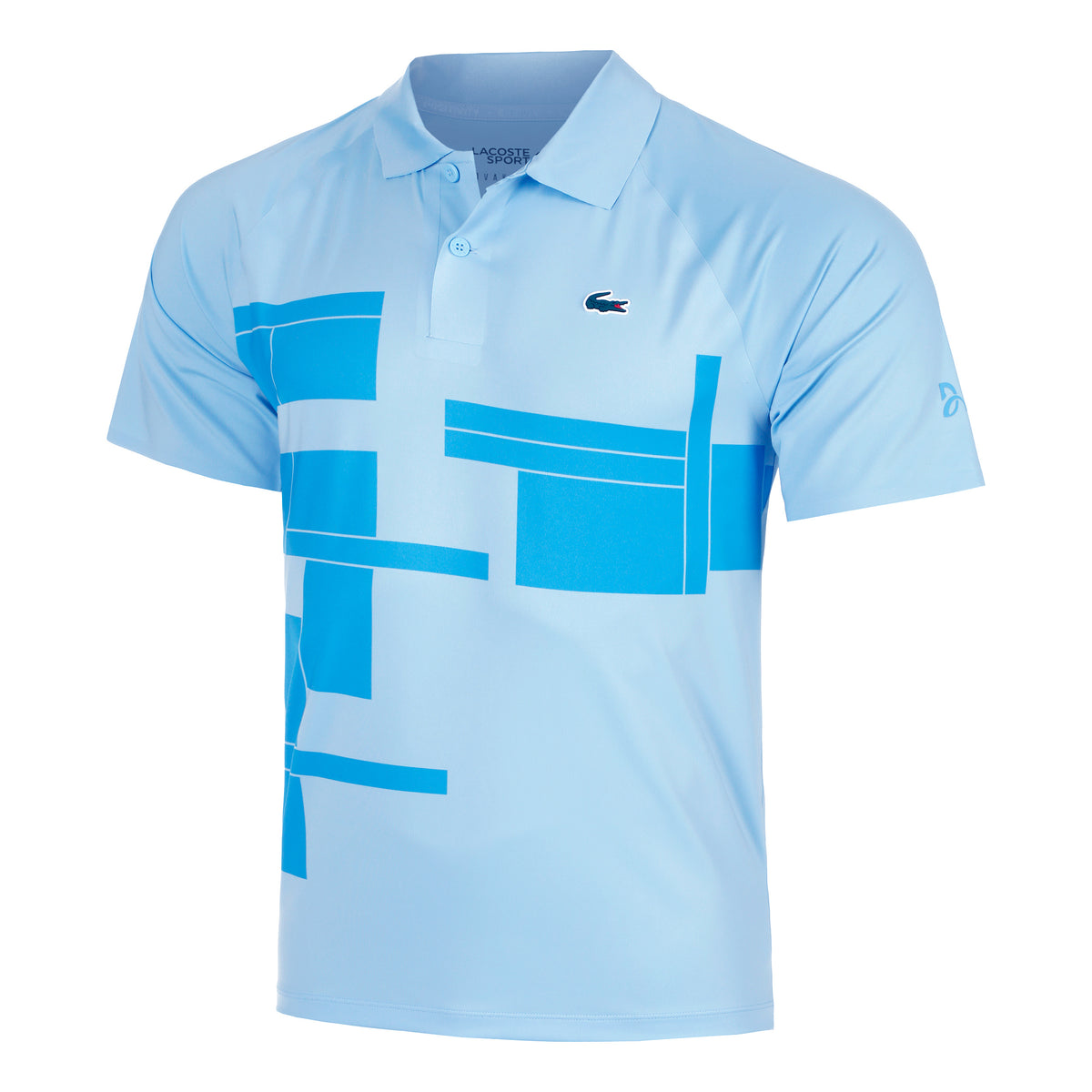 Lacoste Djokovic Polo Hommes-Bleu Clair