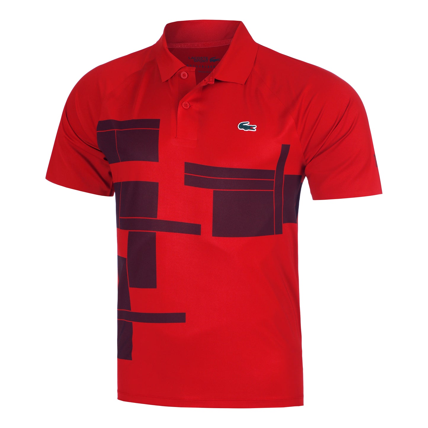 Lacoste Polo Hommes-Rouille, Marron