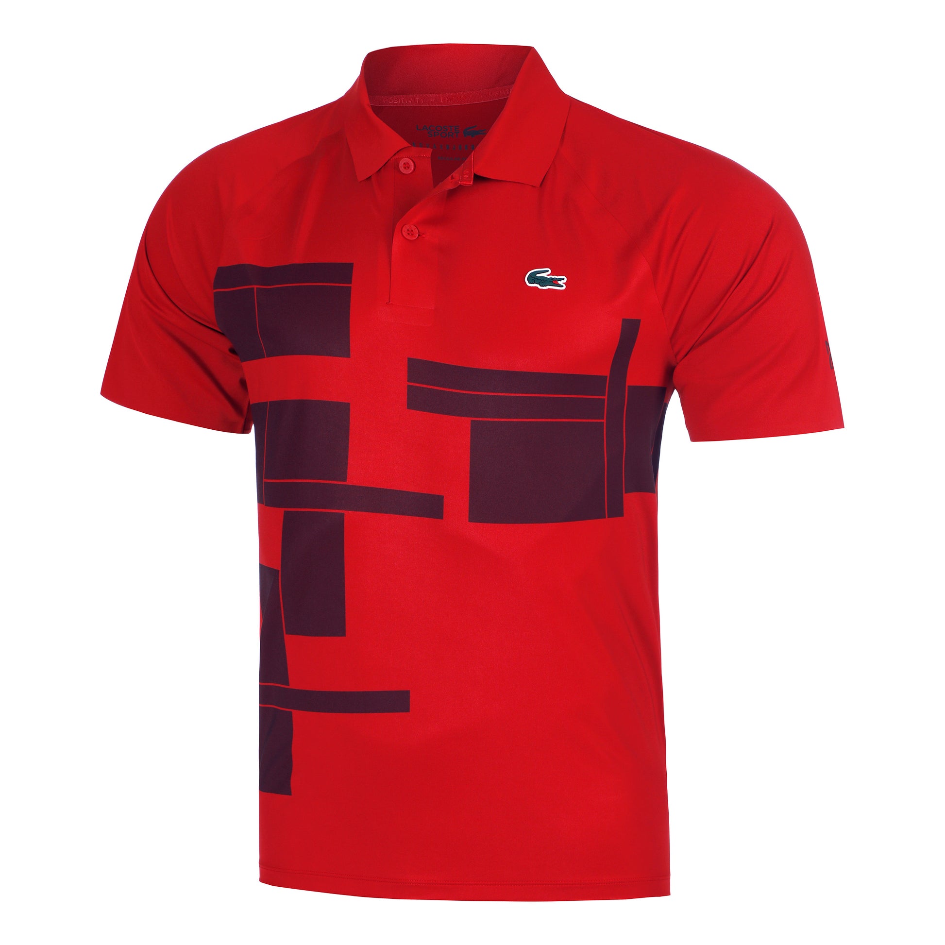 Lacoste Polo Hommes-Rouille, Marron